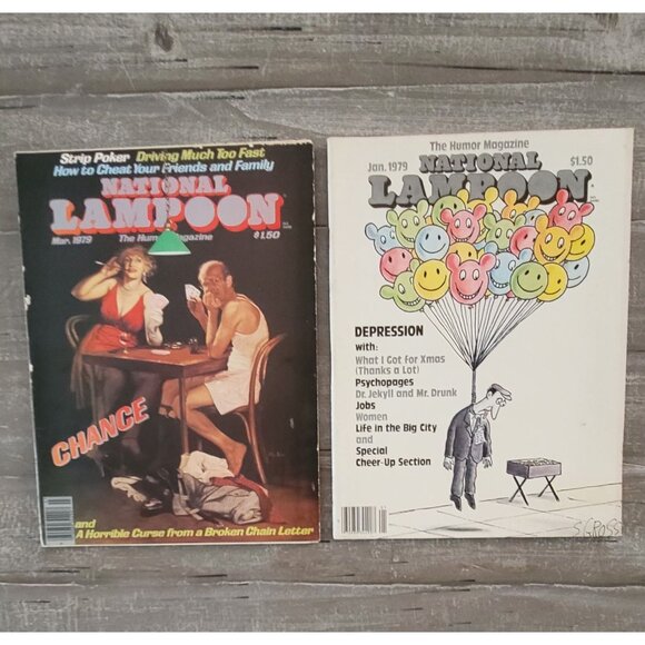 Vintage National Lampoon Magazines March & January 1979 Issues - Picture 1 of 11